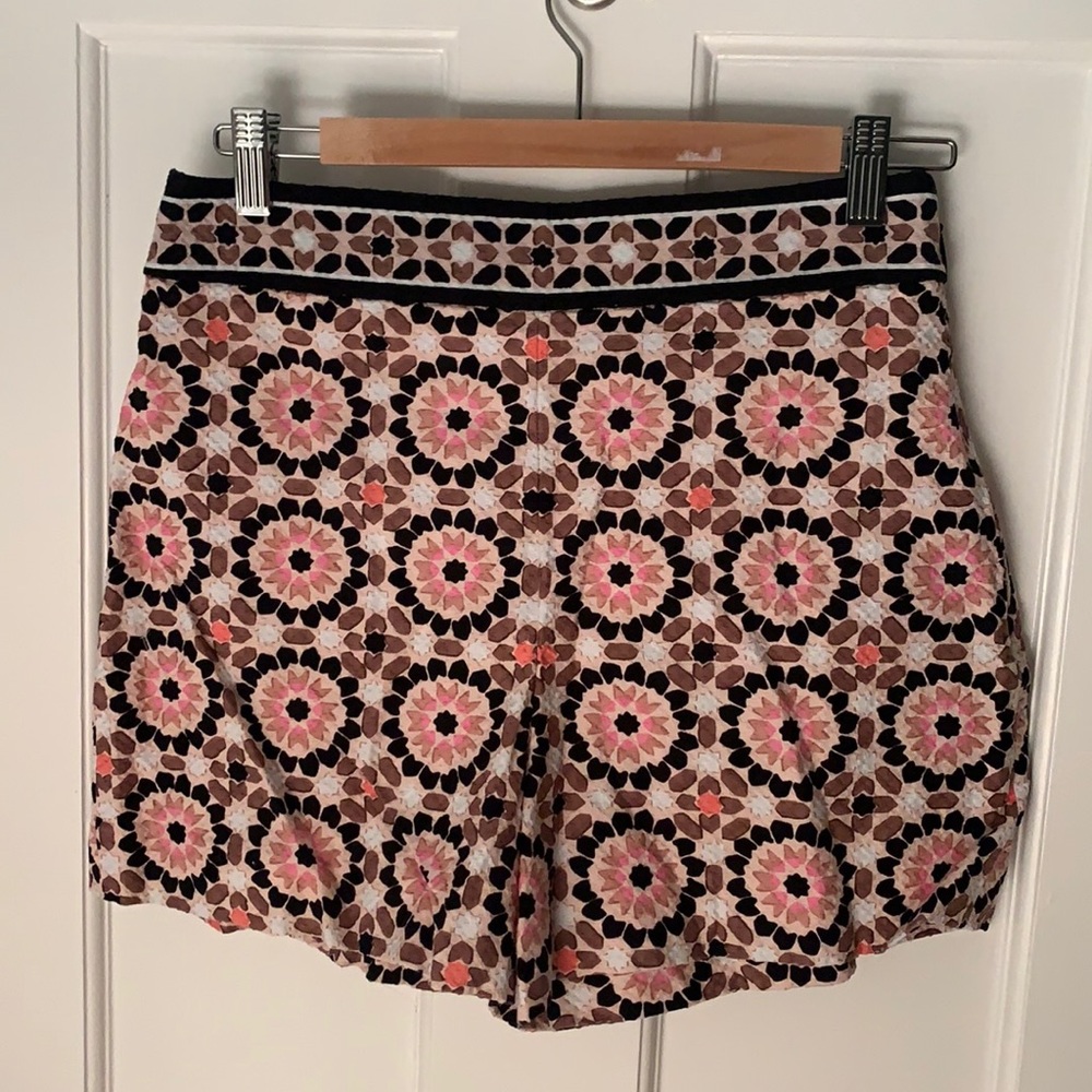 Kate spade printed side zip shorts